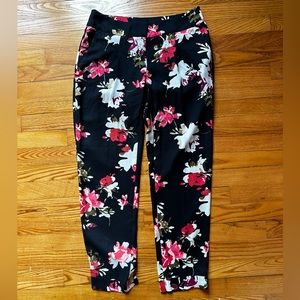 Loft floral dress pant size 0